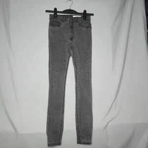 Noisy May Callie Gray Ladies Jeans Skinny Fit High Waist Size 30x30